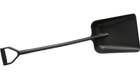 Лопата FBK с короткой ручкой (330x380x1120 мм, черный)
