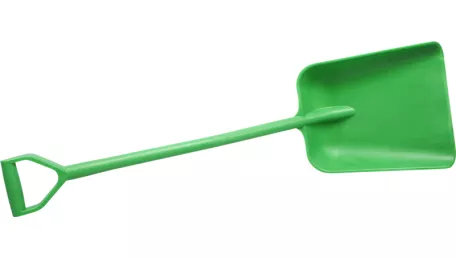 Лопата FBK с короткой ручкой (330x380x1120 мм, зеленый)