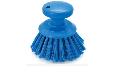 Щетка-скраб SHI ручная круглая 120х45 мм жесткая, красный 