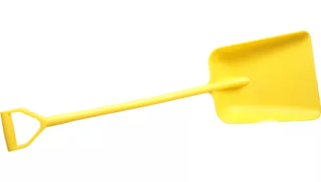 Лопата FBK с короткой ручкой (330x380x1120 мм, желтый)