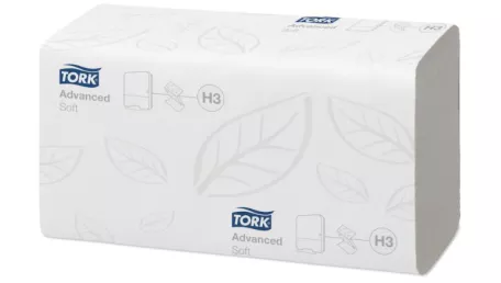 Tork листовые полотенца Singlefold Advanced сложения ZZ (23x23 см, белые)