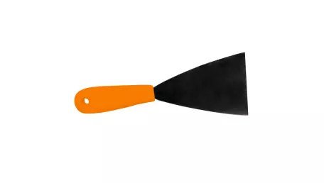 Скребок FBK стальной (80 мм, оранжевый)