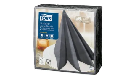 Tork LinStyle салфетки (39х39 см, антрацит)