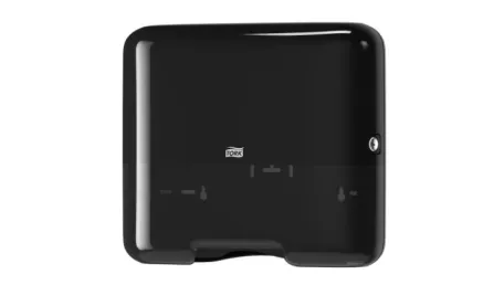 Tork мини-диспенсер для листовых полотенец Singlefold сложения ZZ и С (черный)