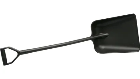 Лопата FBK с короткой ручкой (330x380x1120 мм, черный)