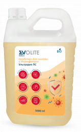 Средство для чистки и дезинфекции УЛЬТРАДЕЗ ПС, EVOLITE HoReCa, 5л