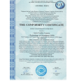 Сертификат ИСО ТЧXXI-2019.Английская версия.