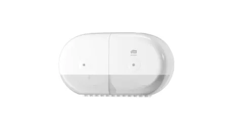 Tork SmartOne двойной диспенсер для т.бумаги в мини-рулонах (белый)